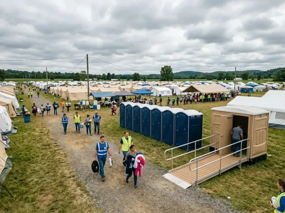 disaster-relief-camp-restrooms-010 — frequently asked questions, Dumpster & Portable Bathrooms Rental in Marengo, IL